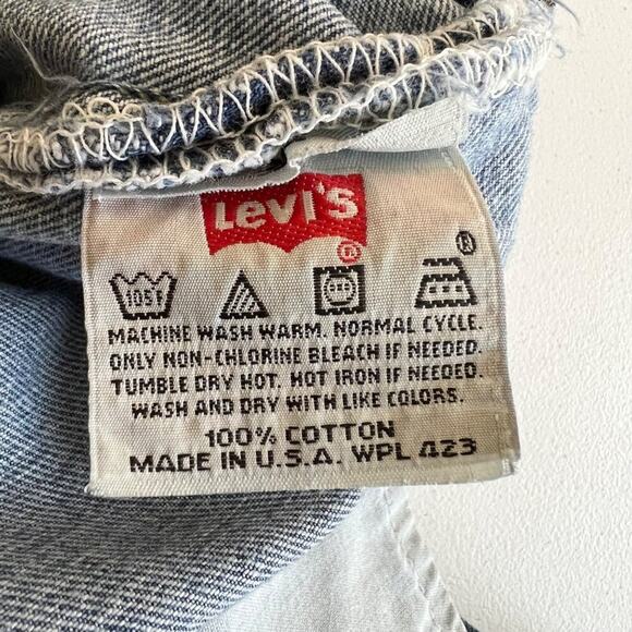 Levi's 501 Jeans Men 42 X 34 Denim Straight Leg Button Fly Made in USA VTG Retro - Picture 7 of 16